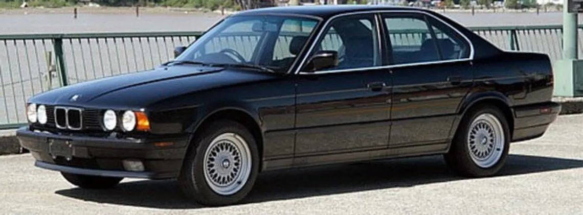 BMW 535i – E34 (1989 – 1990) Sicherungs kasten diagramm